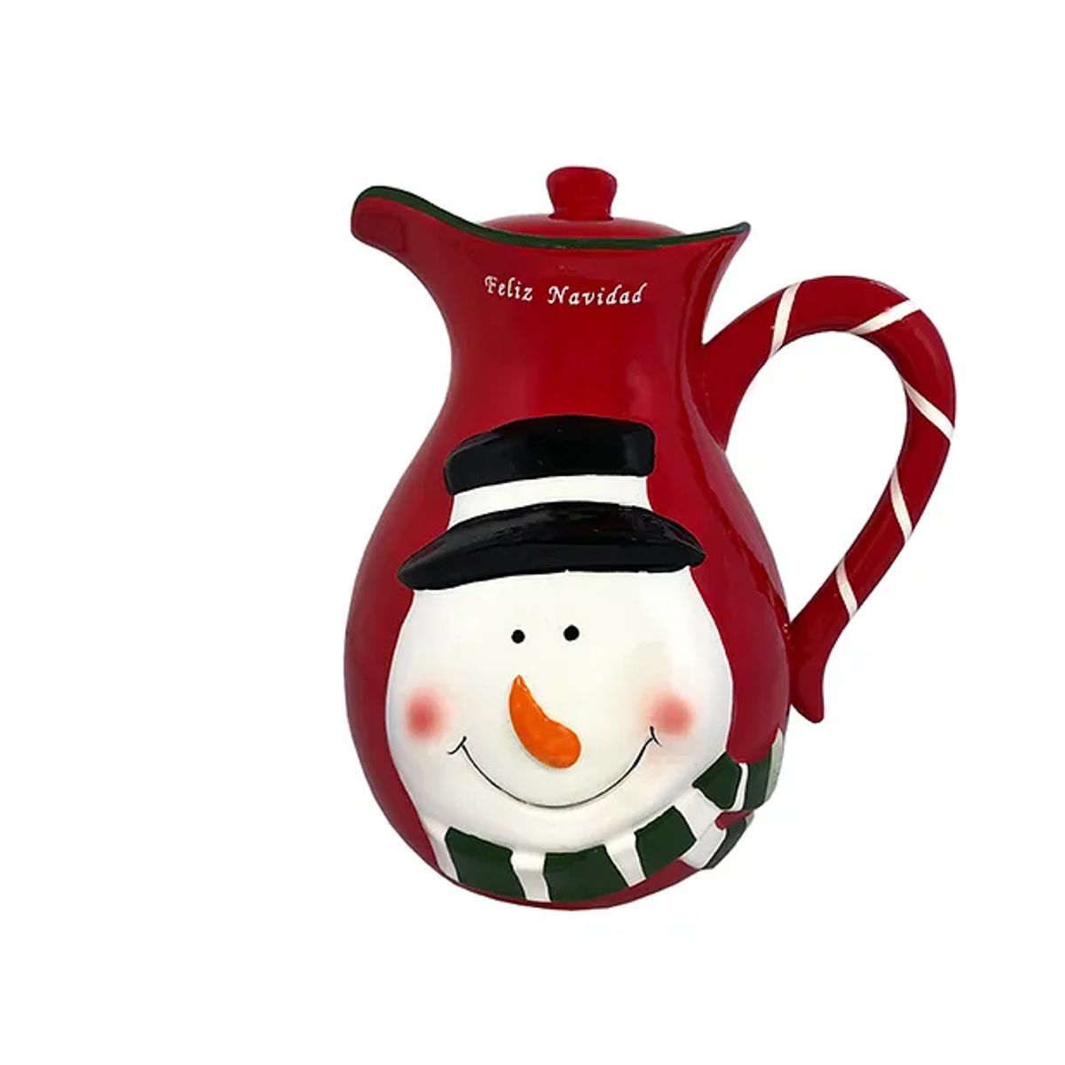 GENERICO - Jarra Navideña con diseño Muñeco de Nieve