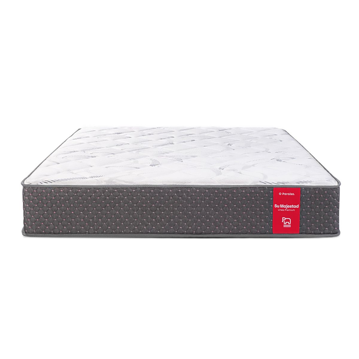 PARAISO - Colchón Su Majestad De Lujo Queen + 2 Almohadas + Protector