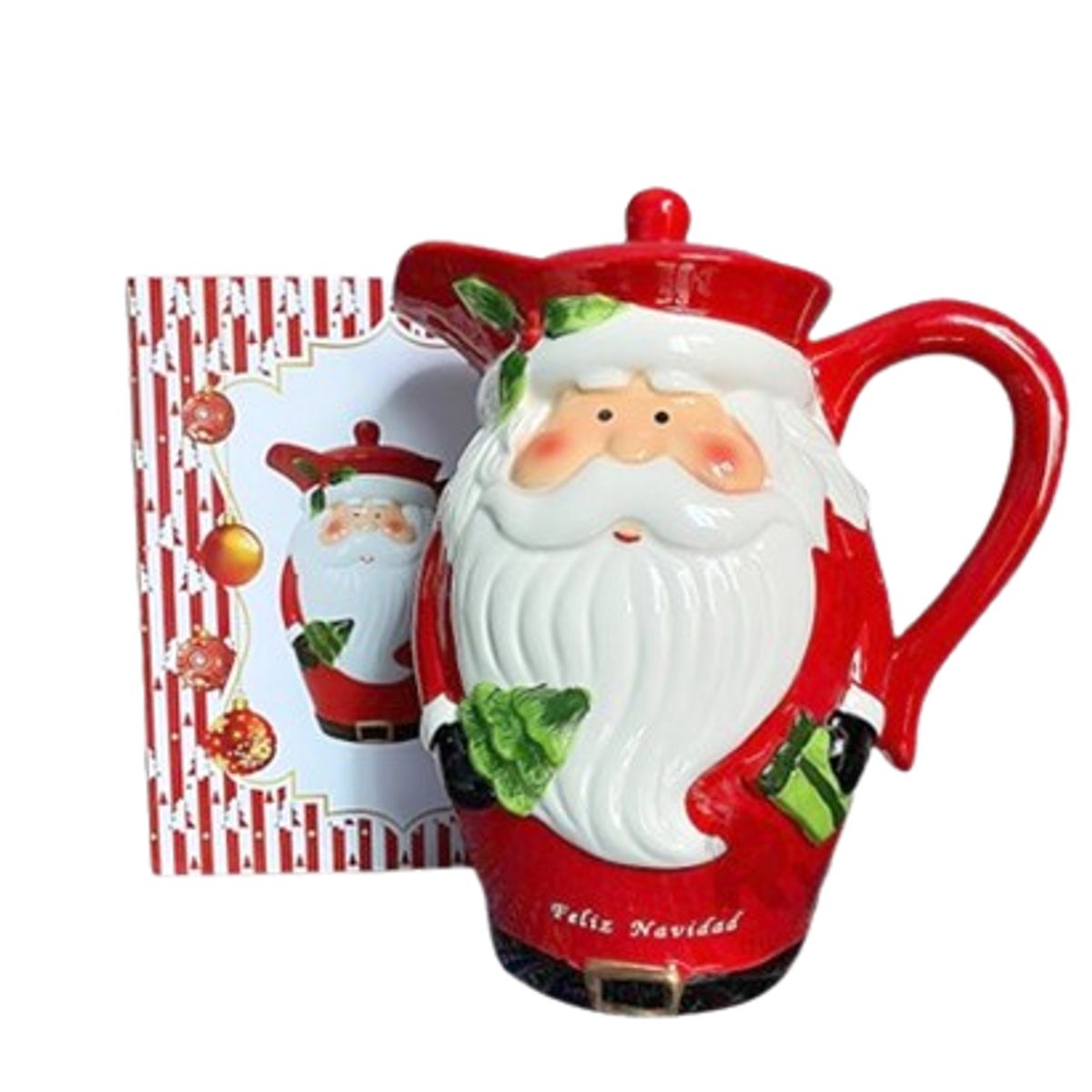 GENERICO - Jarra Navideña con diseño Papa Noel