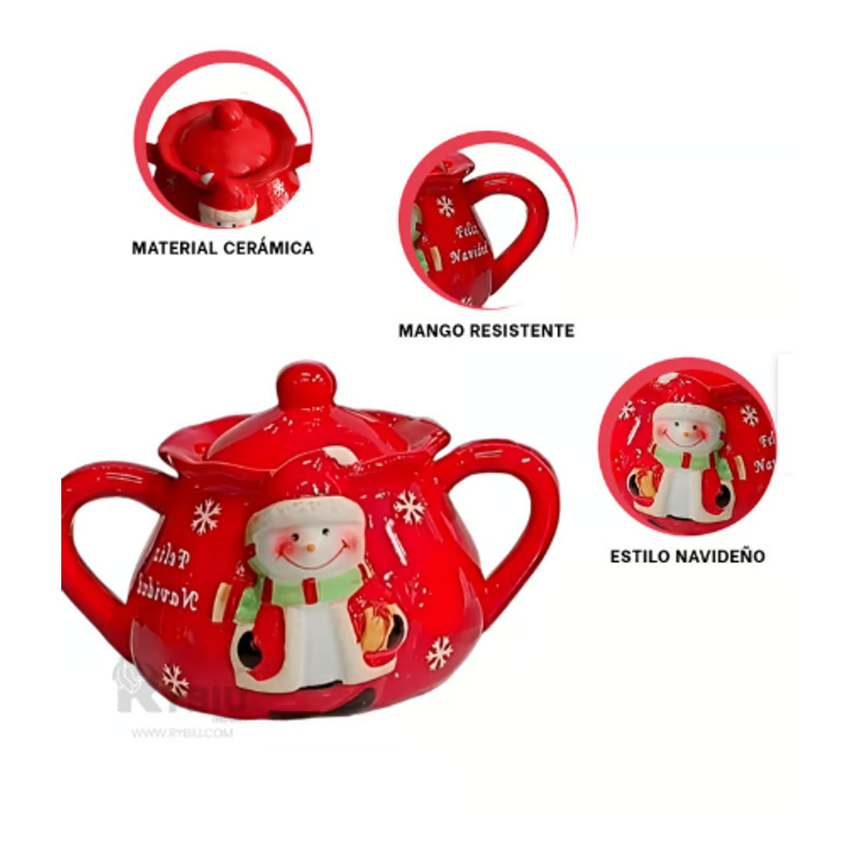 GENERICO - Azucarera Navideño de Muñeco de Nieve