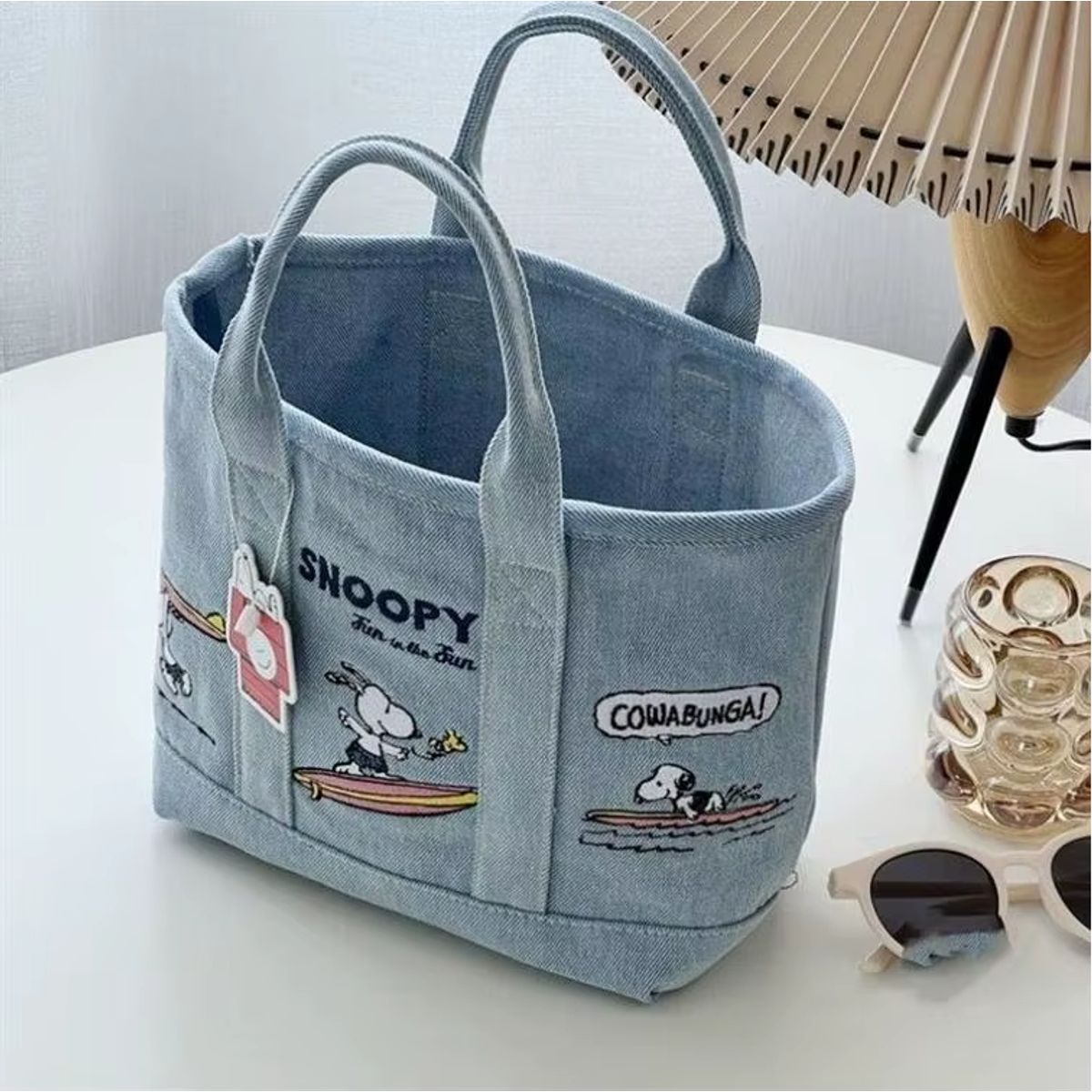 GENERICO - Lonchera Jean - Snoopy Surf Desing
