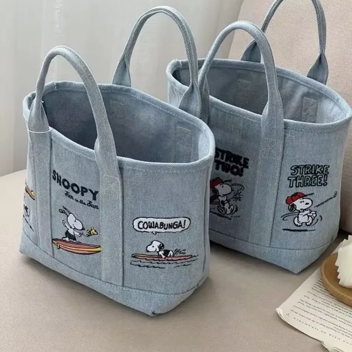 GENERICO - Lonchera Jean - Snoopy Surf Desing