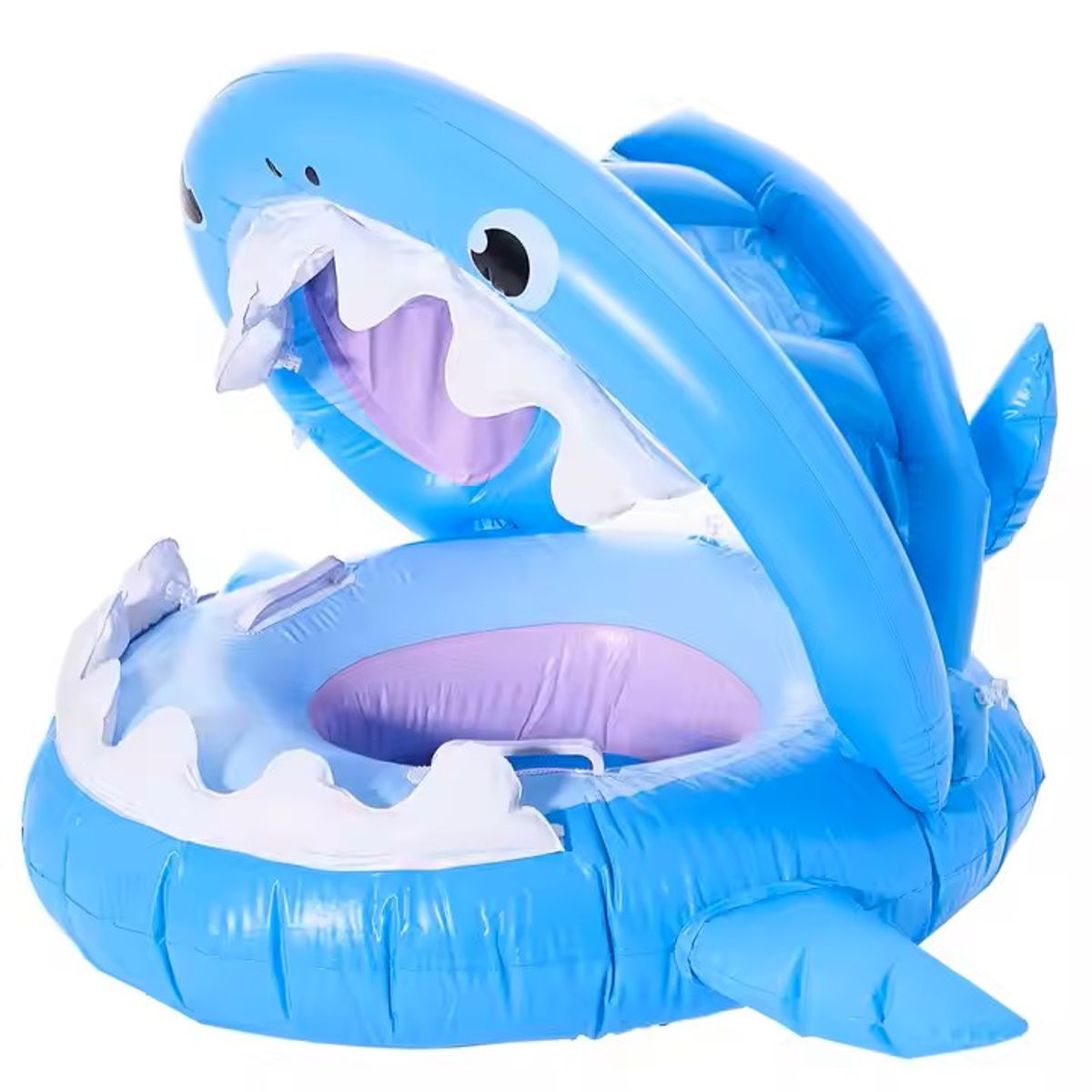 GENERICO - FLOTADOR INFLABLE PARA NIÑOS CON TECHO - TIBURÓN