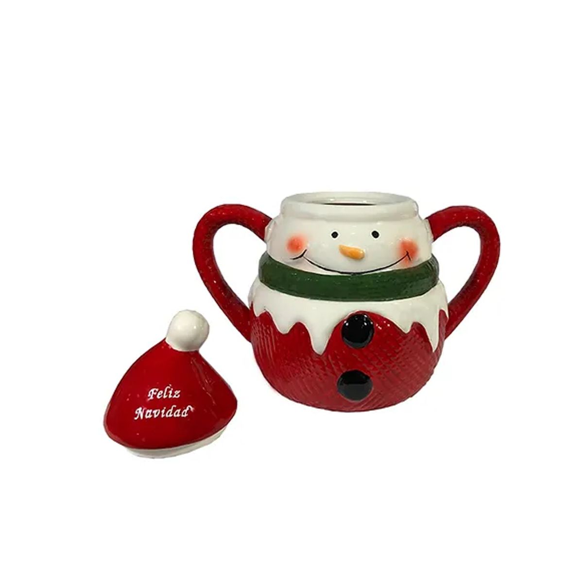 GENERICO - Azucarera Navideño con Diseño Muñeco de Nieve