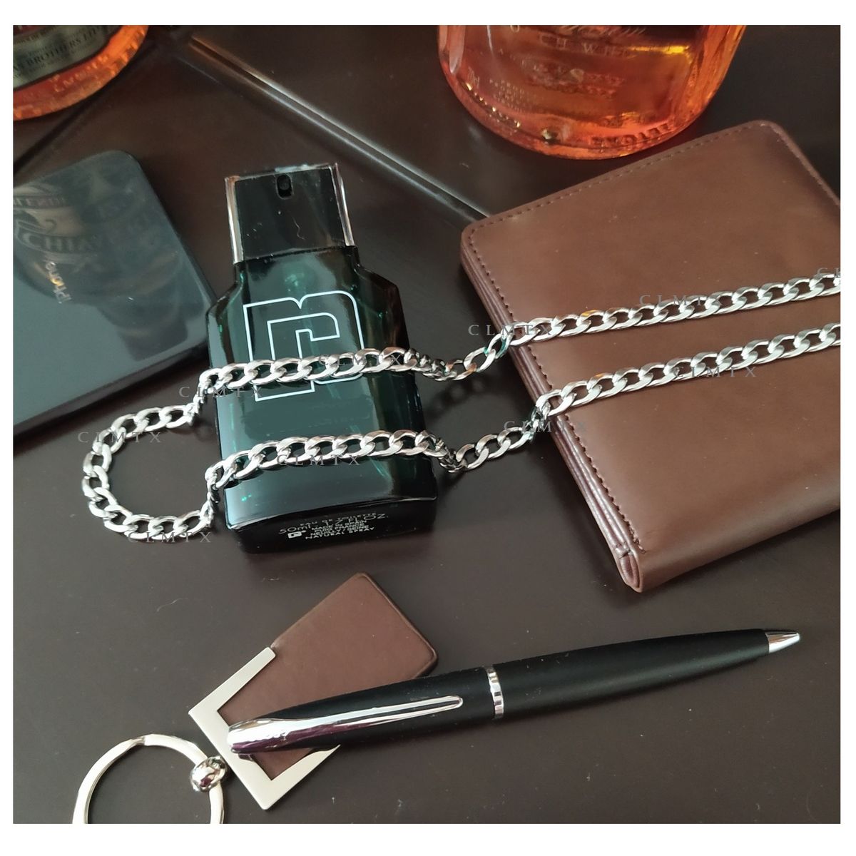 OEM - Cadena Collar Hombre Eslabon Semi Grueso Acero Inoxidable 316L x SAN VALENTIN