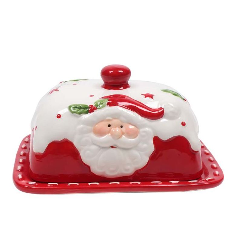 GENERICO - Mantequillera Navideño de Papa Noel