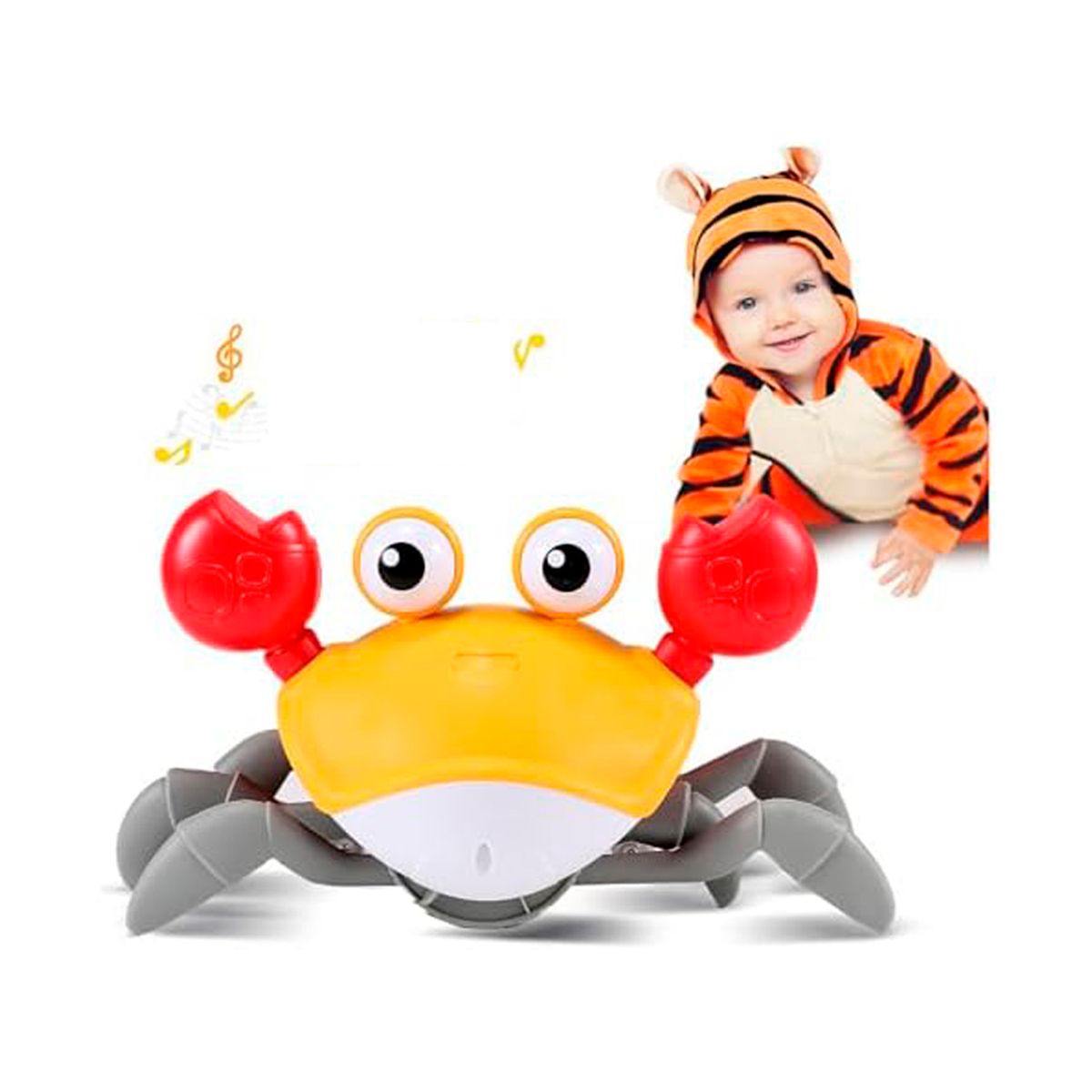 GENERICO - JUGUETE RECARGABLE CANGREJO CON DETECCIÓN INTELIGENTE