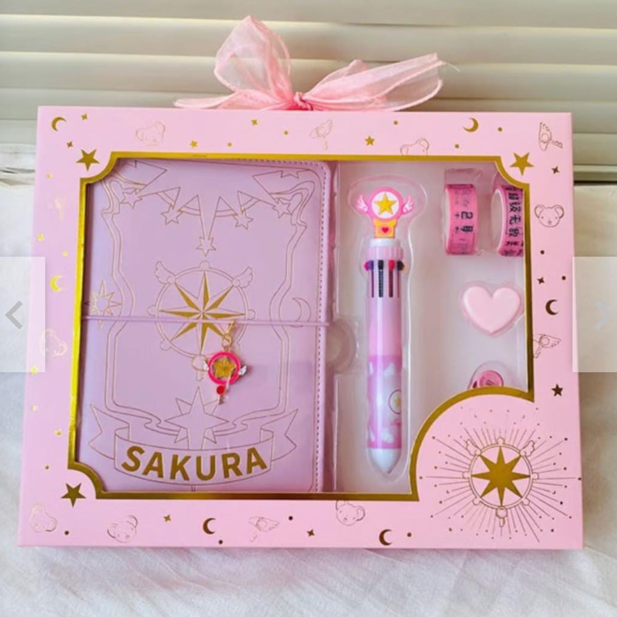 GENERICO - CUADERNO SAKURA EN CAJA CON ACCESORIOS