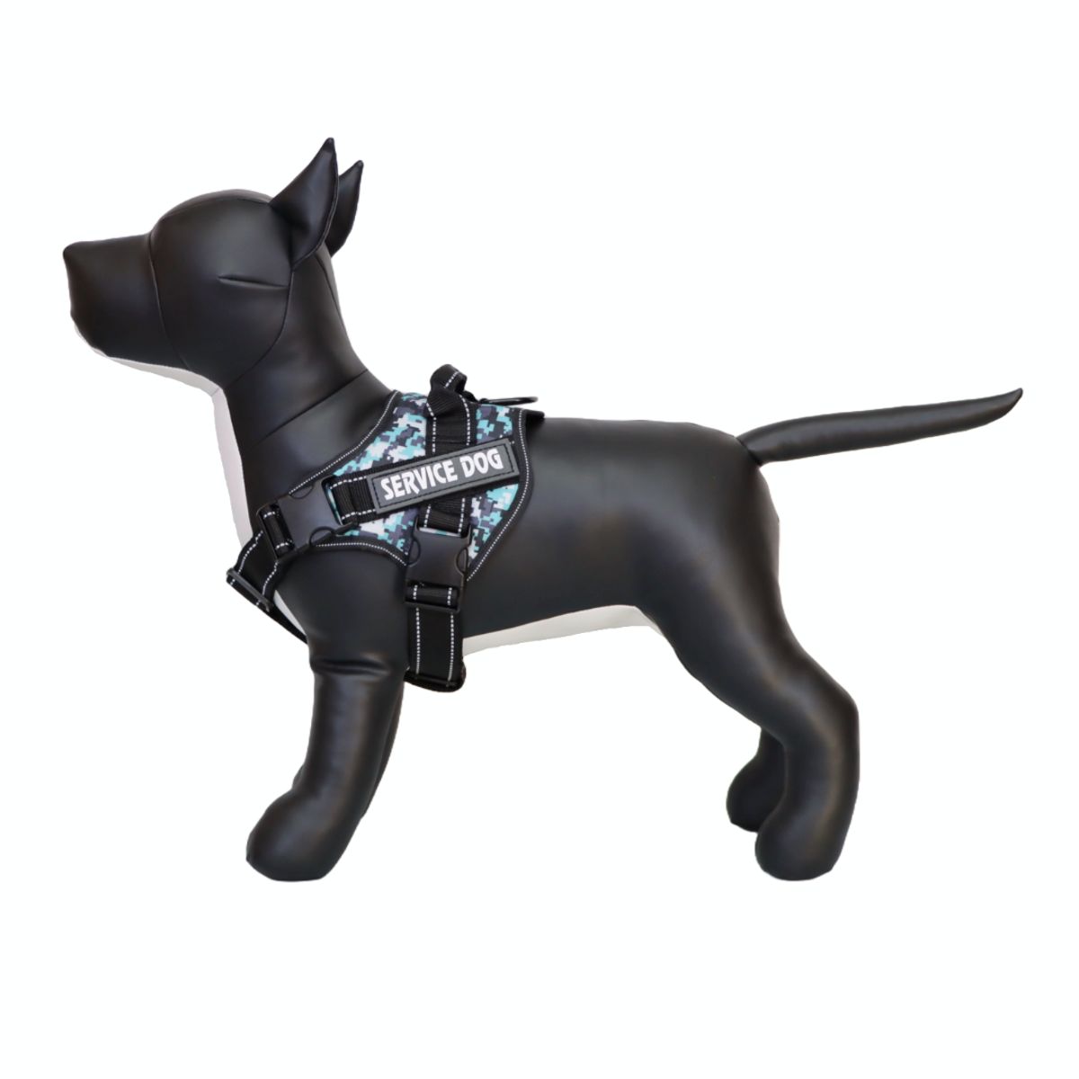 GENERICO - ARNÉS PARA PERROS DE SERVICIO SIN TIRO CAMUFLAJE TALLA XL