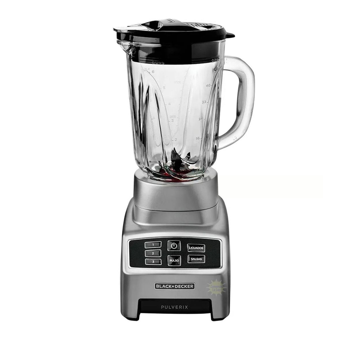 BLACK+DECKER - Licuadora 3 Vel Pulverix Digital Black 1.5 Lt BL1840MS Black & Decker