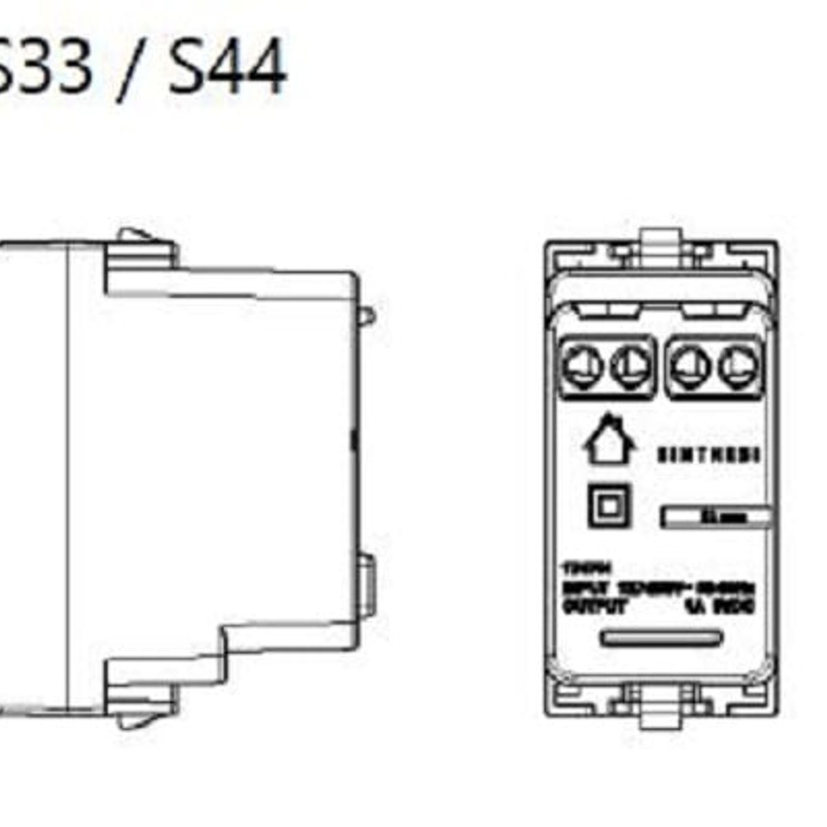 SINTHESI - DADO CARGADOR USB 1 MODULO TIPO A S22