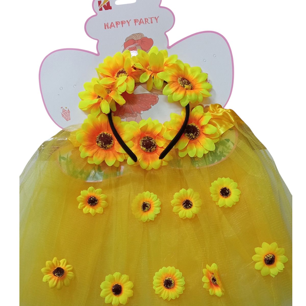 GENERICO - Disfraz Falda TUTU con diadema para niñas