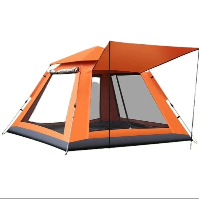 EVERBEST - Carpa Automática Aire Libre Para 4 Personas - Naranja