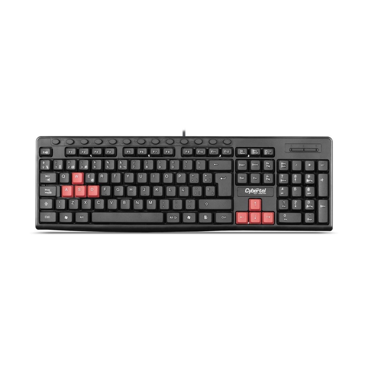 CYBERTEL - Combo Mouse y Teclado Alámbrico Cybertel Hamilton