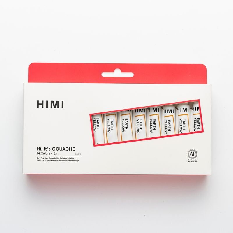 GENERICO - Miya Himi Gouache en tubo Nueva Visión Set 24 colores12ml