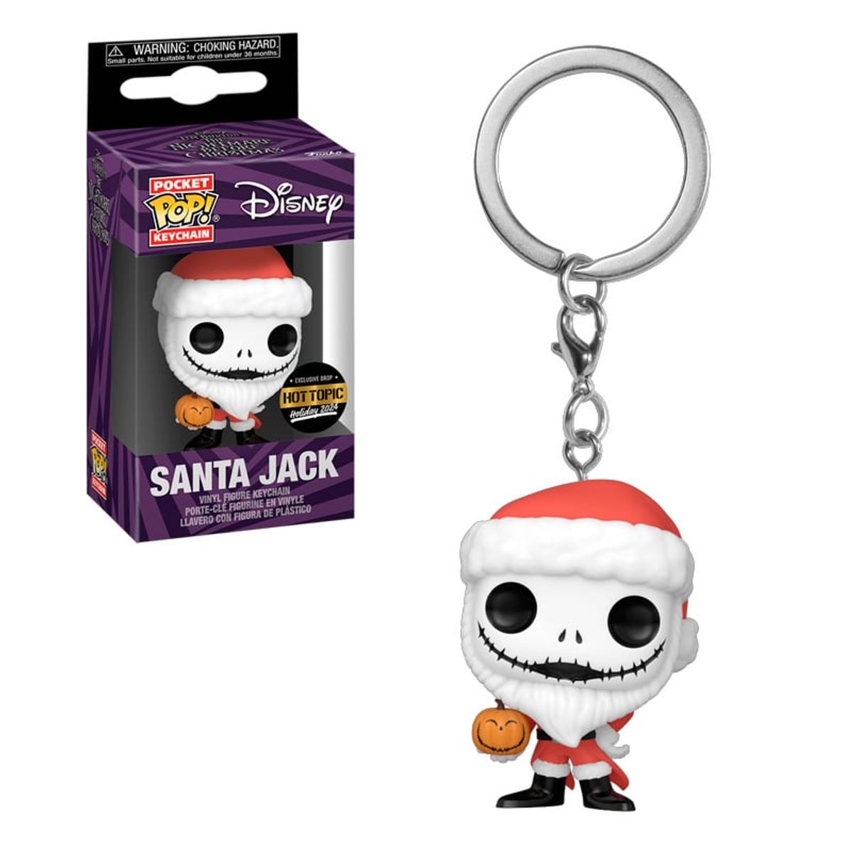 FUNKO - SANTA JACK LLAVERO POCKET FUNKO POP