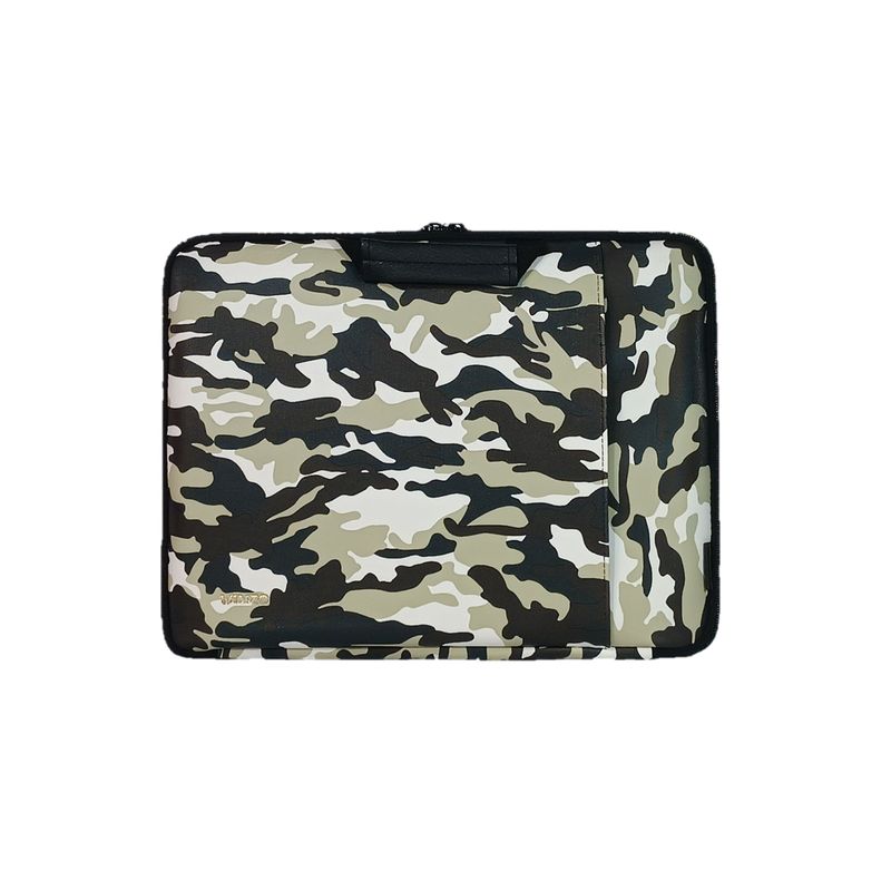 GENERICO - FUNDA PARA LAPTOP DE 15.6 PULGADAS CAMUFLADO CAQUI CIERRE