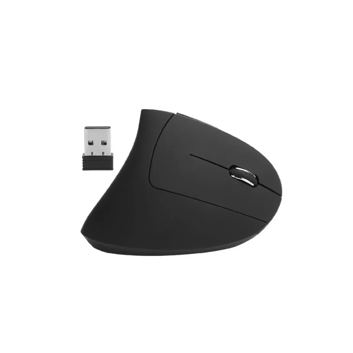 GENERICO - Mouse Vertical Ergonómico Inalámbrico 2.0 Negro