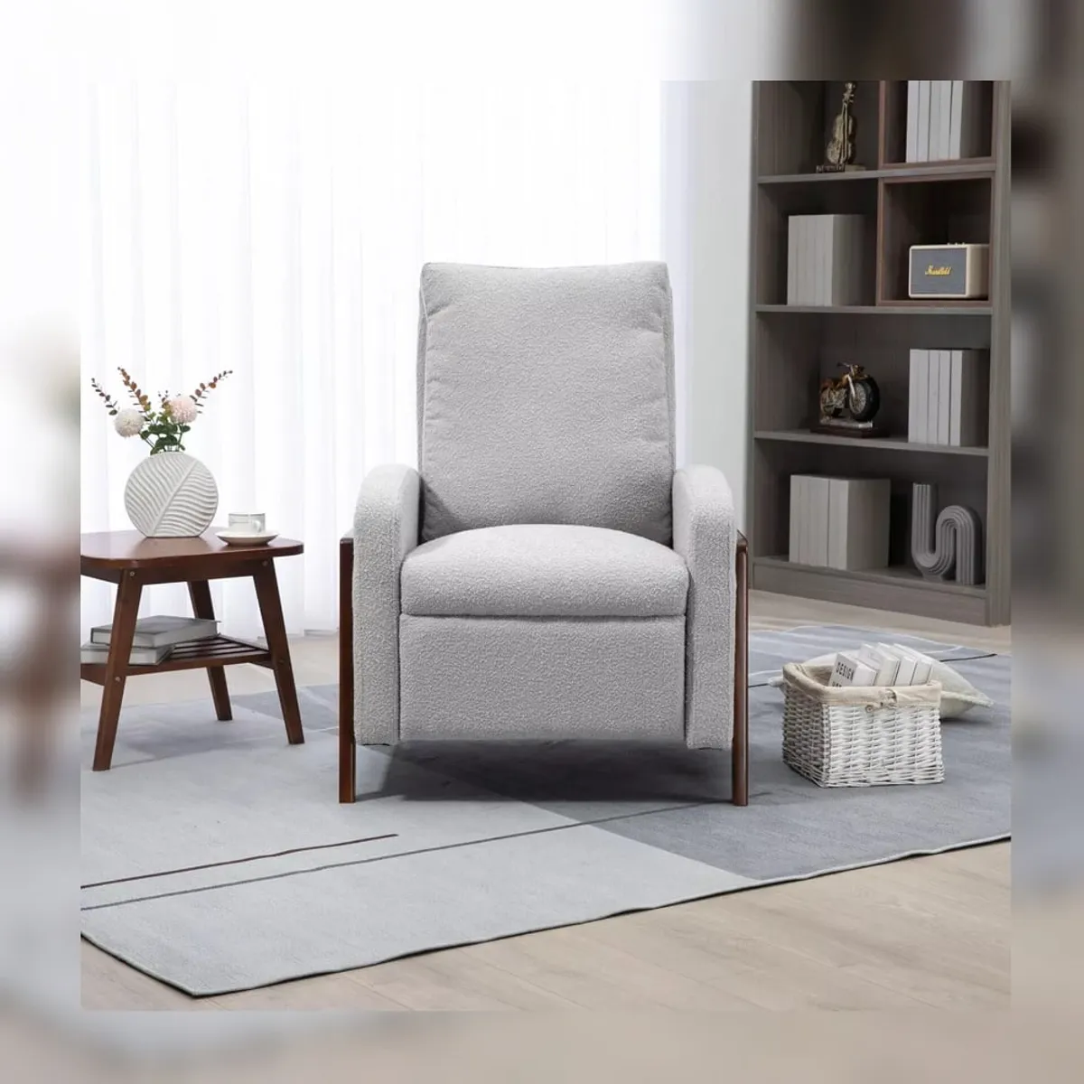 DMUEBLES - DM Sofá reclinable Sweden - Gris claro