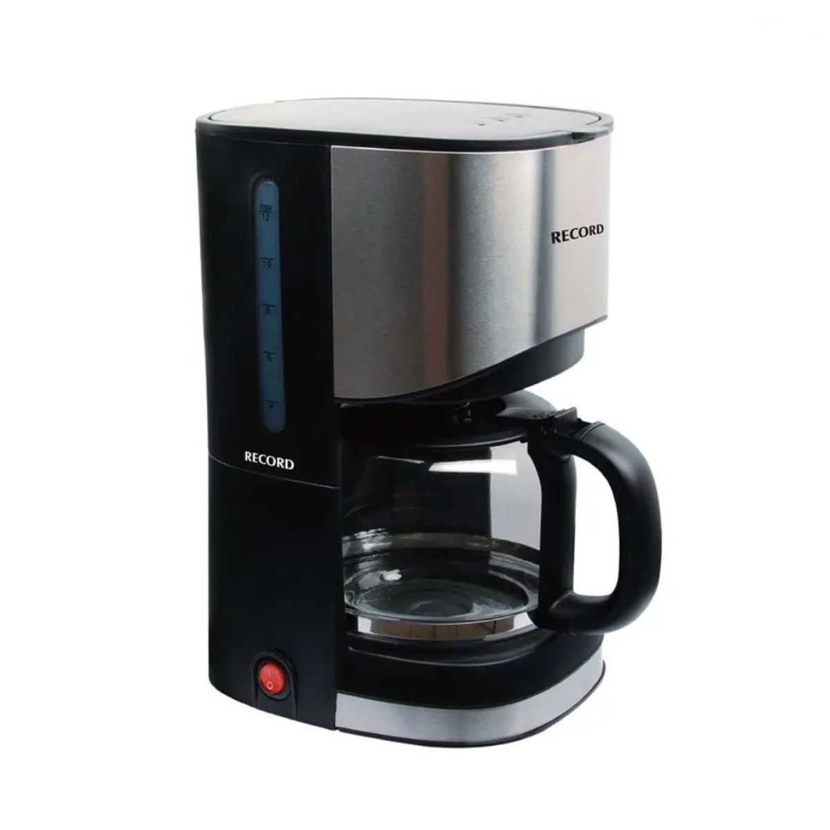 RECORD - Cafetera Eléctrica Record REC-INCAC101 de 12 Tazas – Potencia de 800W