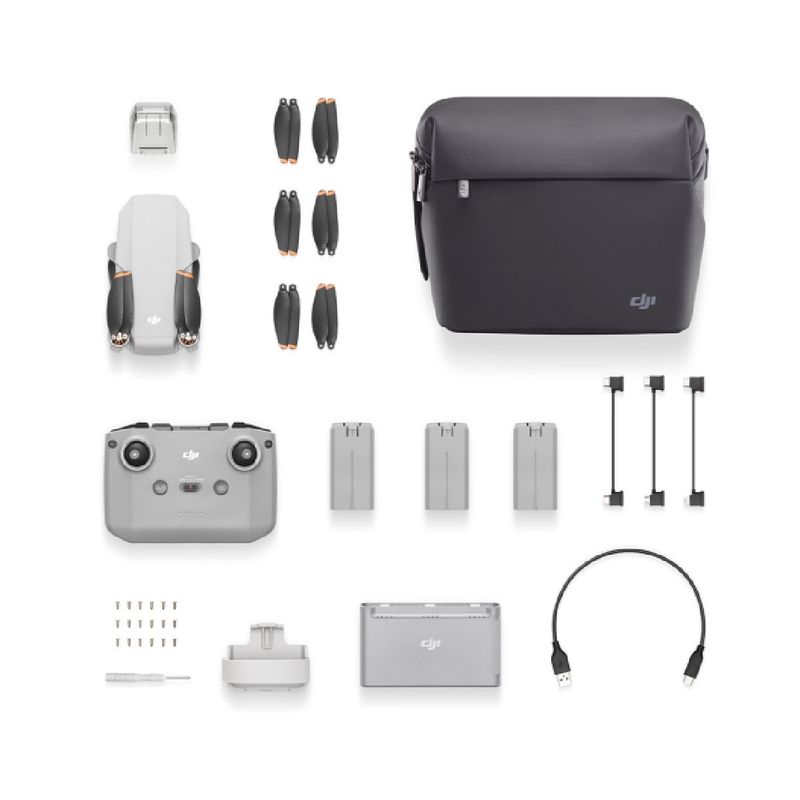 DJI - Drone DJI Mini 4K Fly More Combo GL - Gris