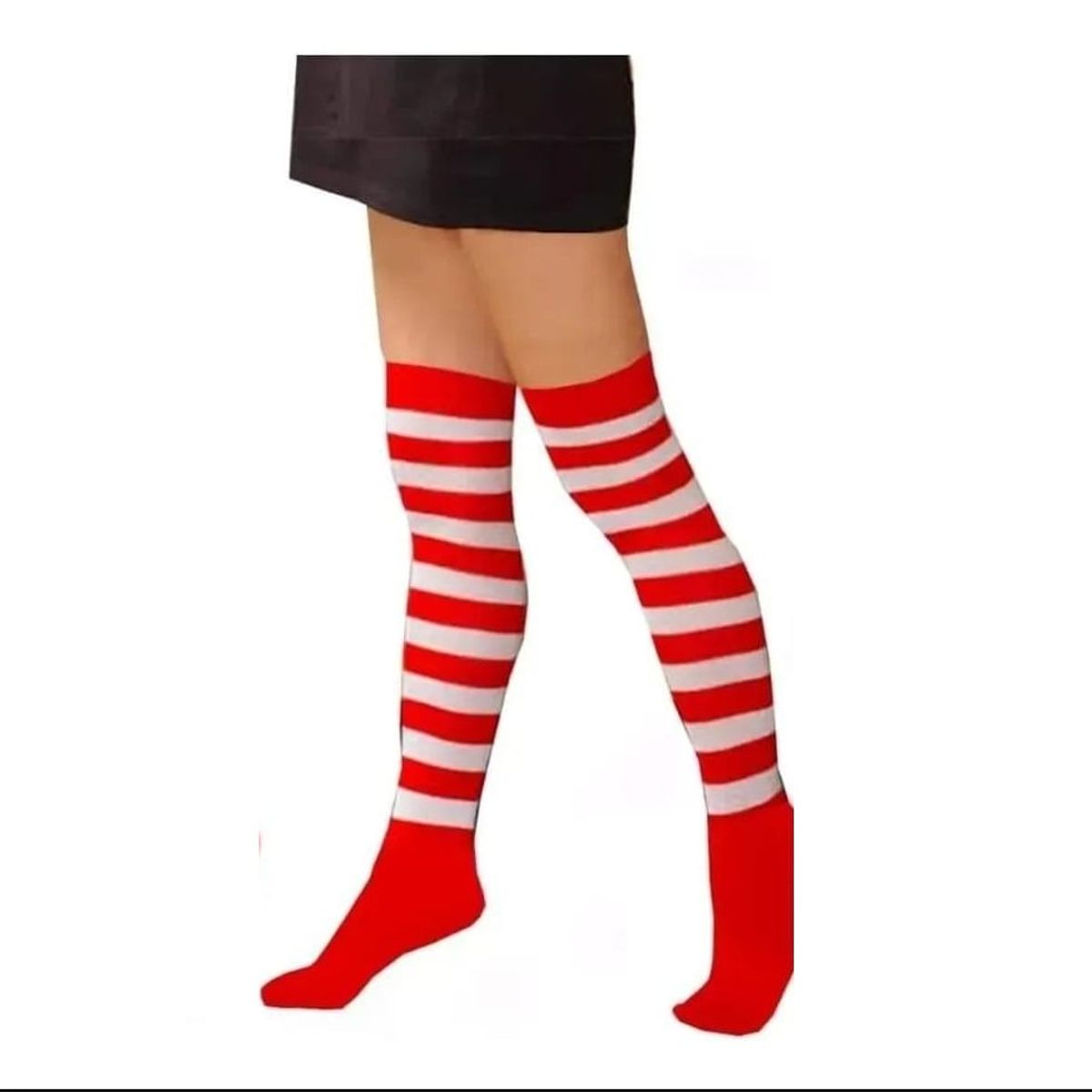 WHITE - Medias Largas Navideñas varios colores_.