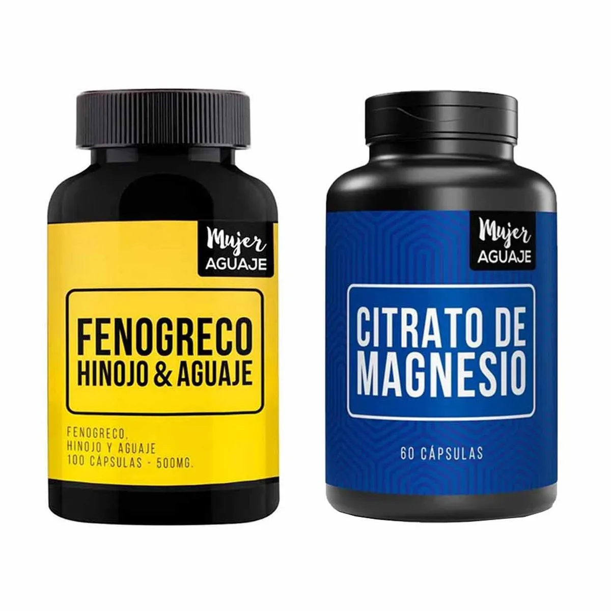 MUJER AGUAJE - Citrato de Magnesio 60 Cápsulas + Fenogreco Hinojo & Aguaje Cápsulas