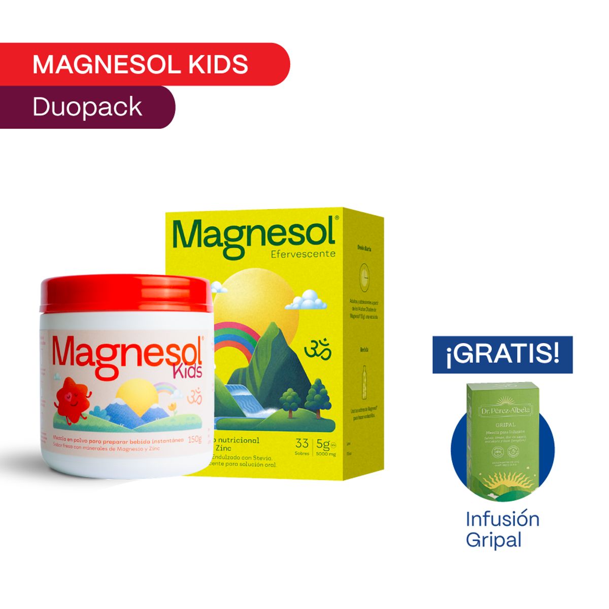 MAGNESOL - MAGNESOL KIDS + MAGNESOL LIMÓN