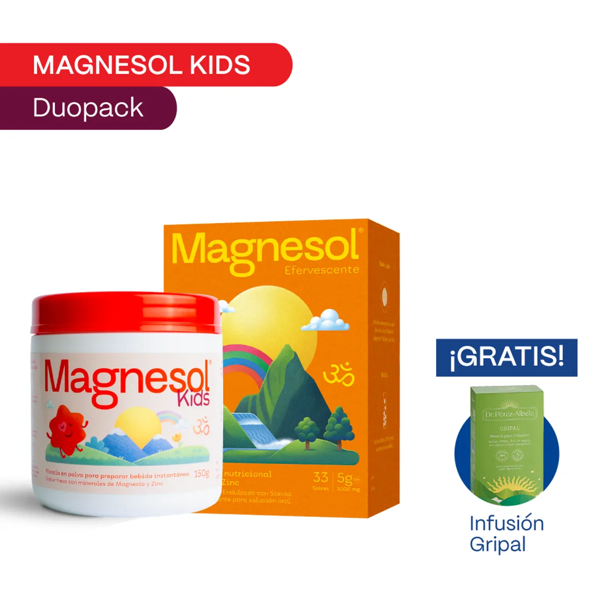 MAGNESOL - MAGNESOL KIDS + MAGNESOL NARANJA
