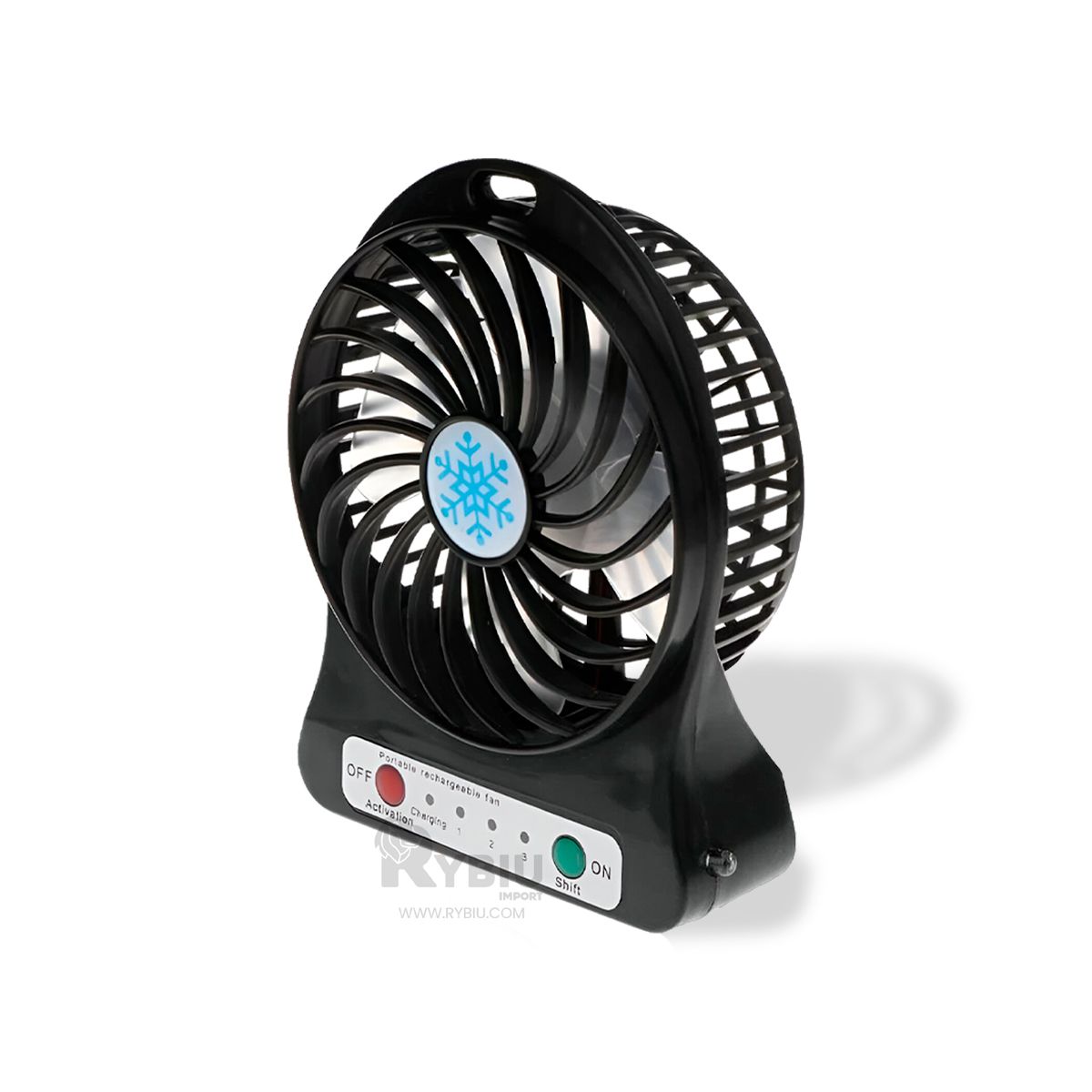 GENERICO - Ventilador Mini Portatil Fresco y Compacto en Color Negro