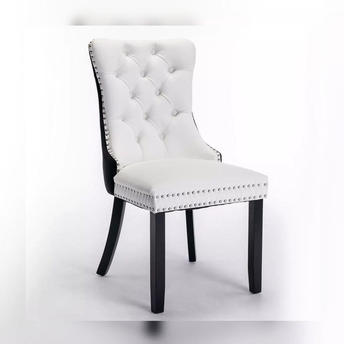 DMUEBLES - DM Comedor 2 sillas Italy al Duco - Blanco/Negro