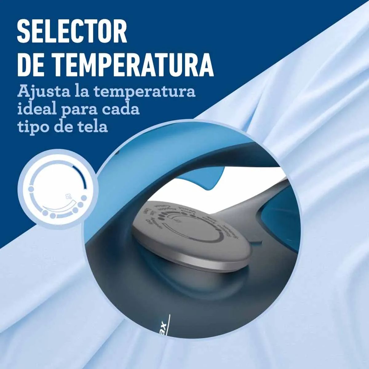 OSTER - Plancha a Vapor Oster GCSTBS6052 Azul con Tecnología Aeroceramic
