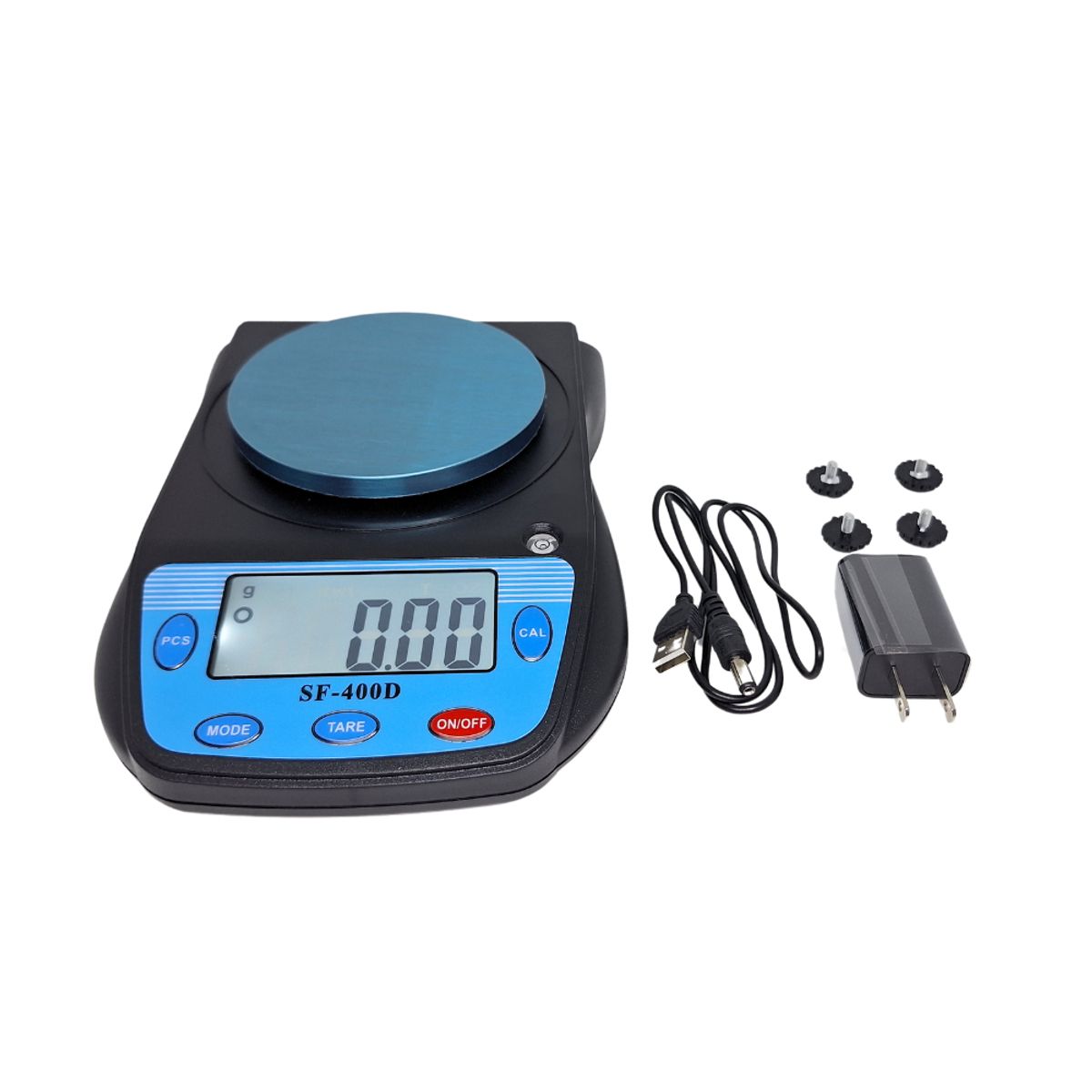 GENERICO - Balanza Centesimal de 001g a 500g Portatil Digital SF-400D