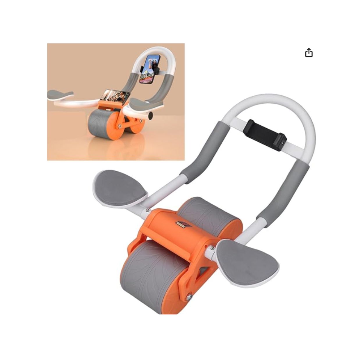 GENERICO - RUEDA DE EJERCICIOS CON RODILLO PARA EL ABDOMEN