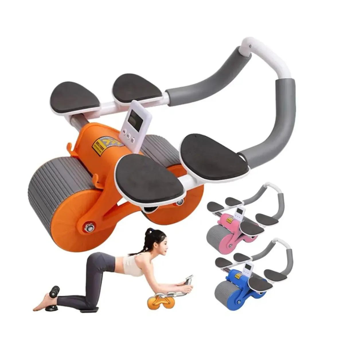 GENERICO - RUEDA DE EJERCICIOS CON RODILLO PARA EL ABDOMEN