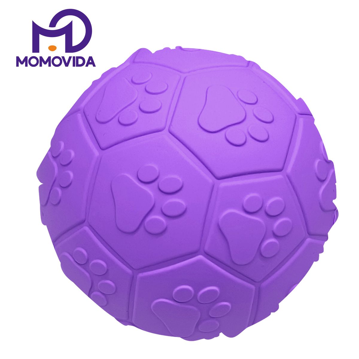 MOMOVIDA - Pelota de Goma grande con Sonido DT-15 L Morado