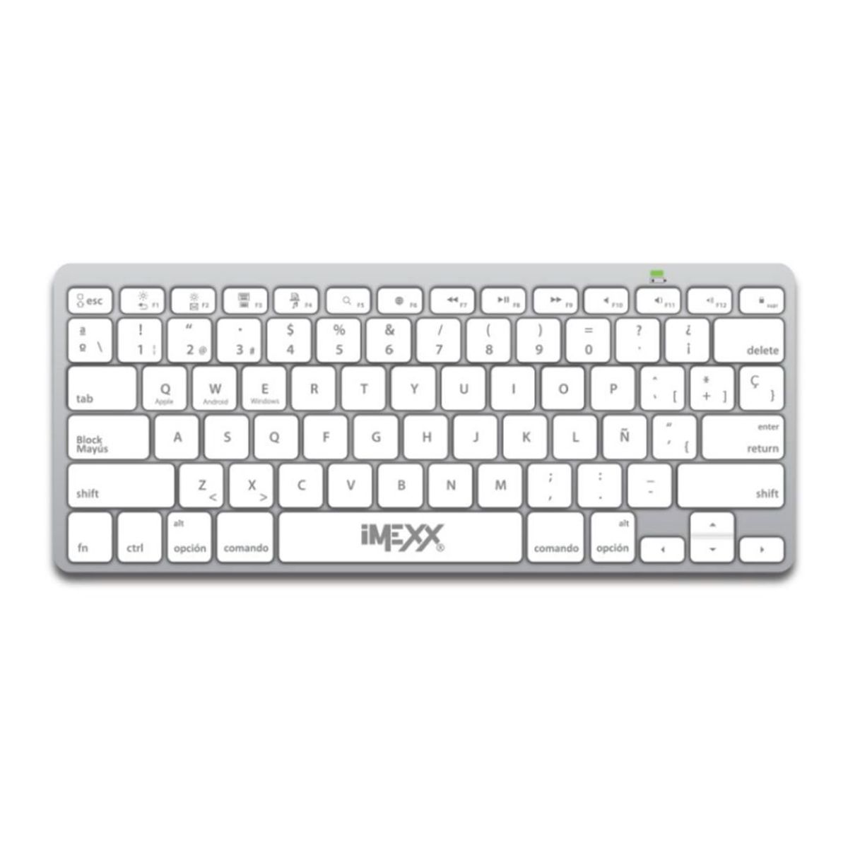 IMEXX - Teclado Inalámbrico IMEXX IME - 24850SP en Español Blutooth