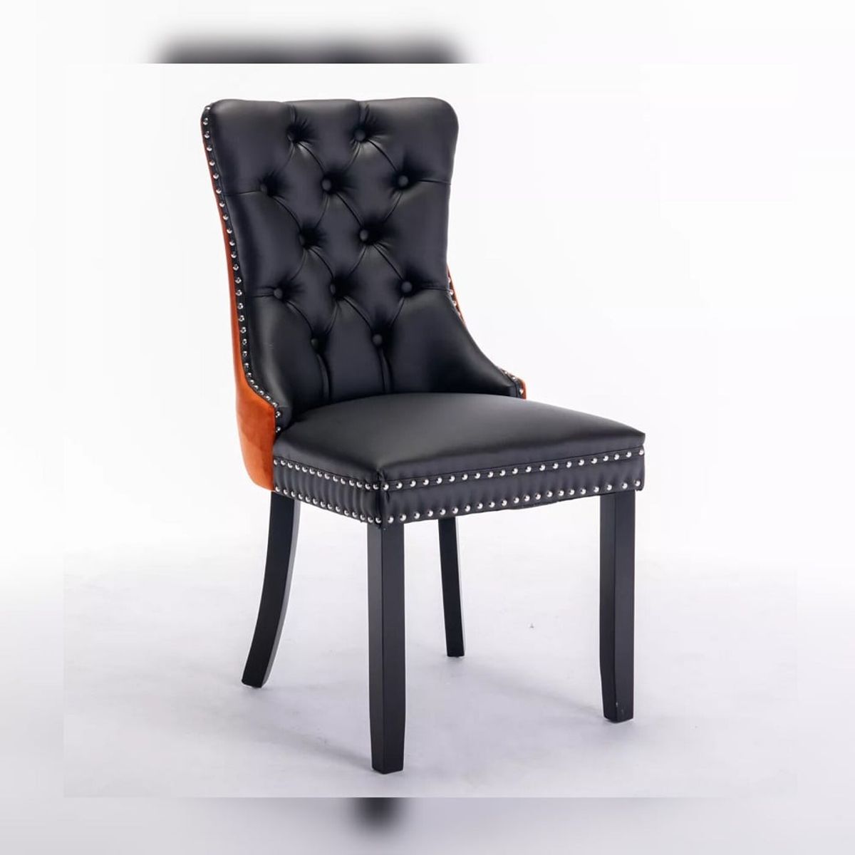 DMUEBLES - DM Comedor 2 sillas Italy al Duco - Naranja/Negro