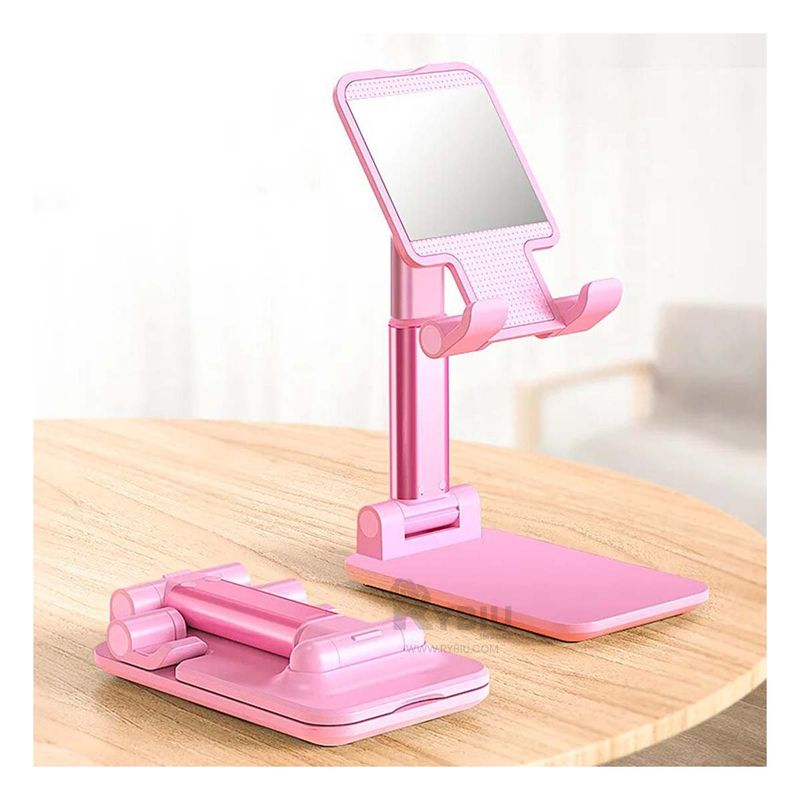 GENERICO - Soporte Moderno para Celular Color Rosado Y+Papel de Regalo