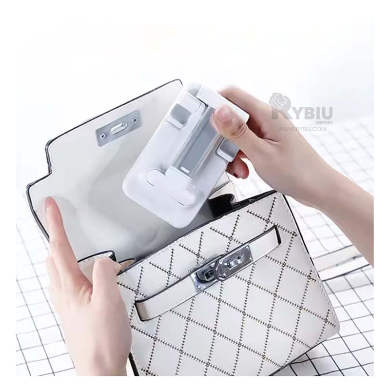 GENERICO - Soporte Plegable Celular en Color Blanco Y+Regalo Stickers