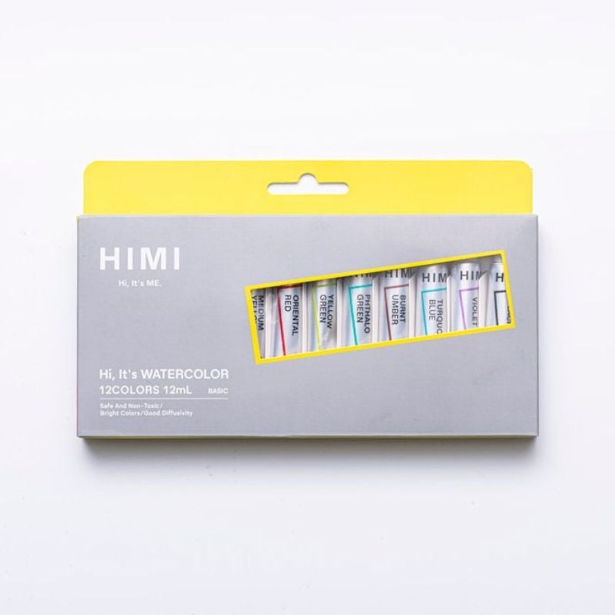 GENERICO - Miya Himi Acuarela en tubo Nueva Presentación 12 colores12ml