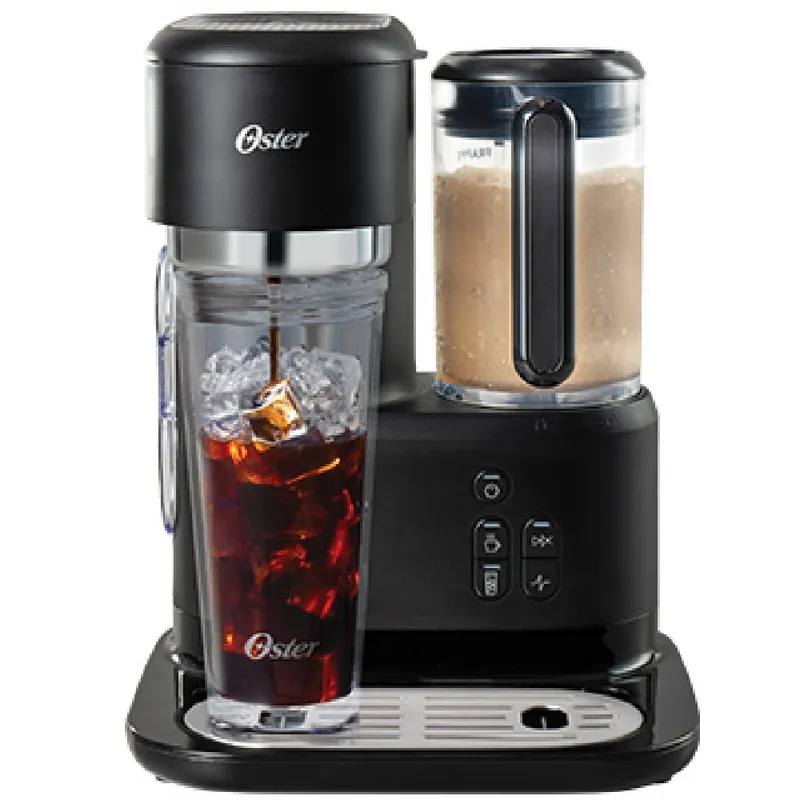 OSTER - Cafetera Frappé Oster® BVSTDC03B Negra – Máquina 3 en 1