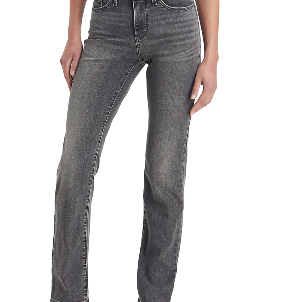 LEVIS - Jeans Mujer 314 Shaping Straight Gris Levis