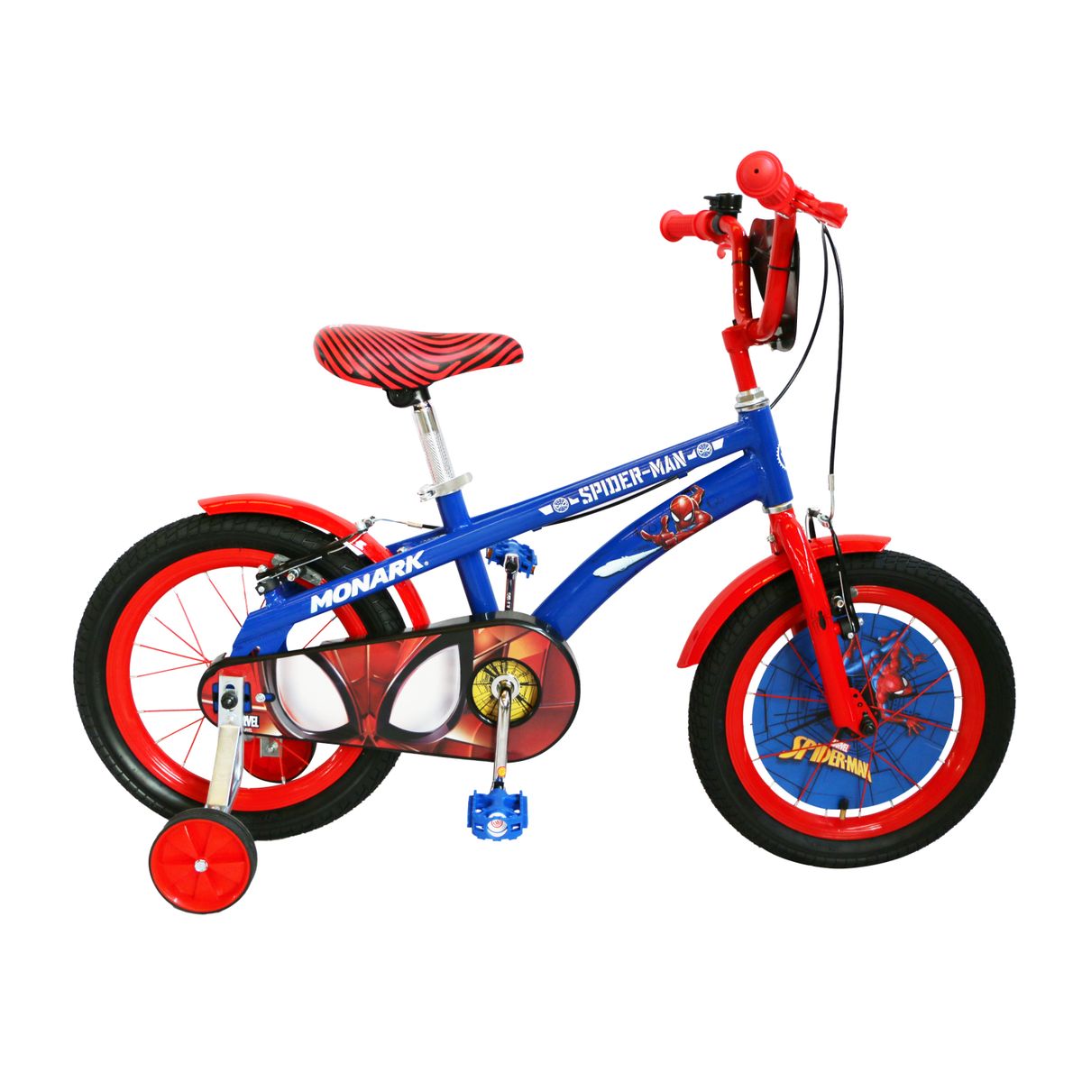 MONARK - BICICLETA MONARK THE AMAZING SPIDER-MAN ARO 16 AZUL ROJO