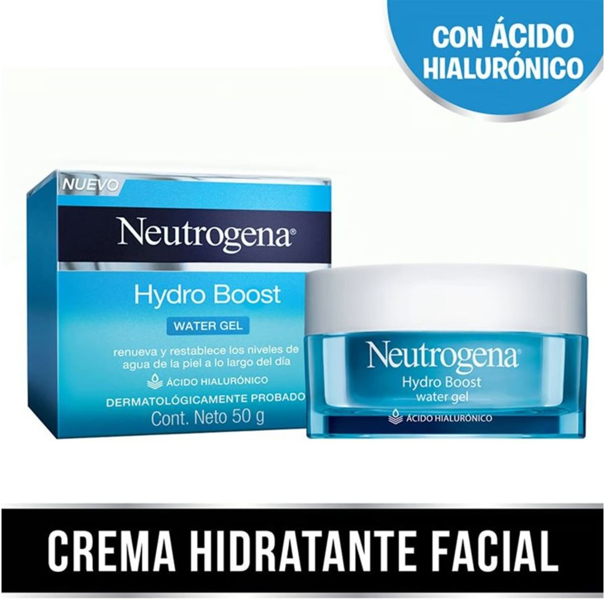 NEUTROGENA - Hidratante Facial Neutrogena Hydroboost Water Gel x 50gr