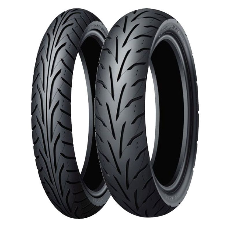 DUNLOP - PAR DE LLANTAS DUNLOP GT601FJ 11070-17 GT601 12080-17 R15