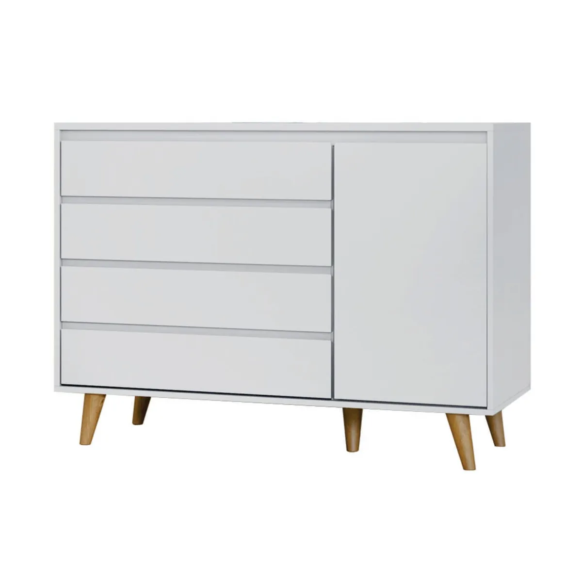 GENERICO - COMODA LORENA GRIS PARA BEBE