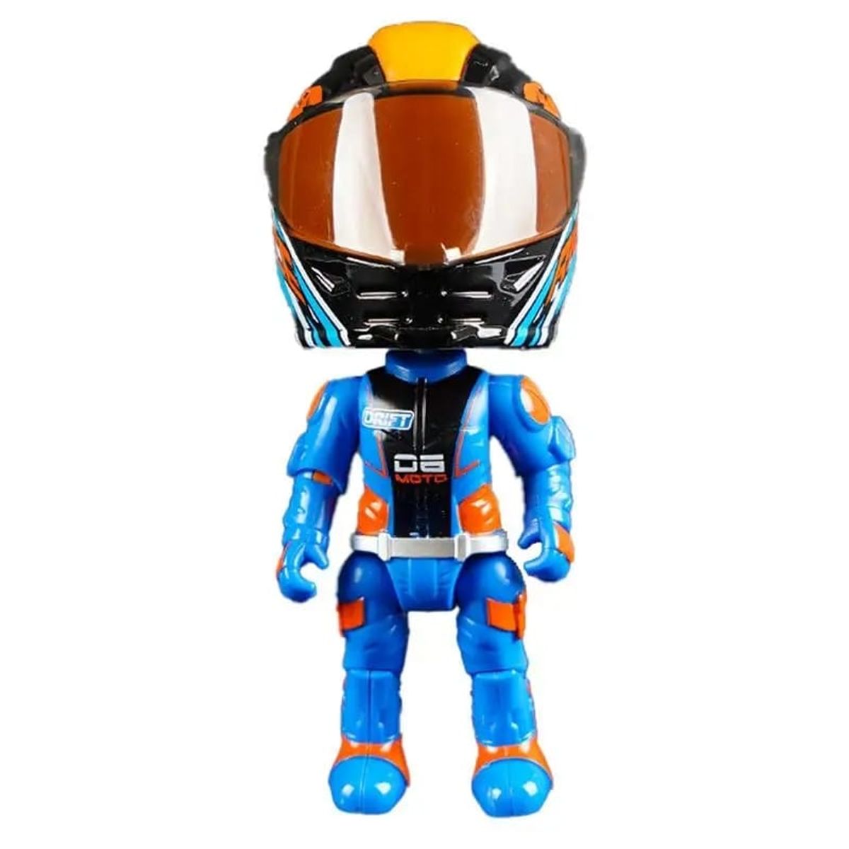 GENERICO - MUÑECO MOTERO ADORNO AZUL