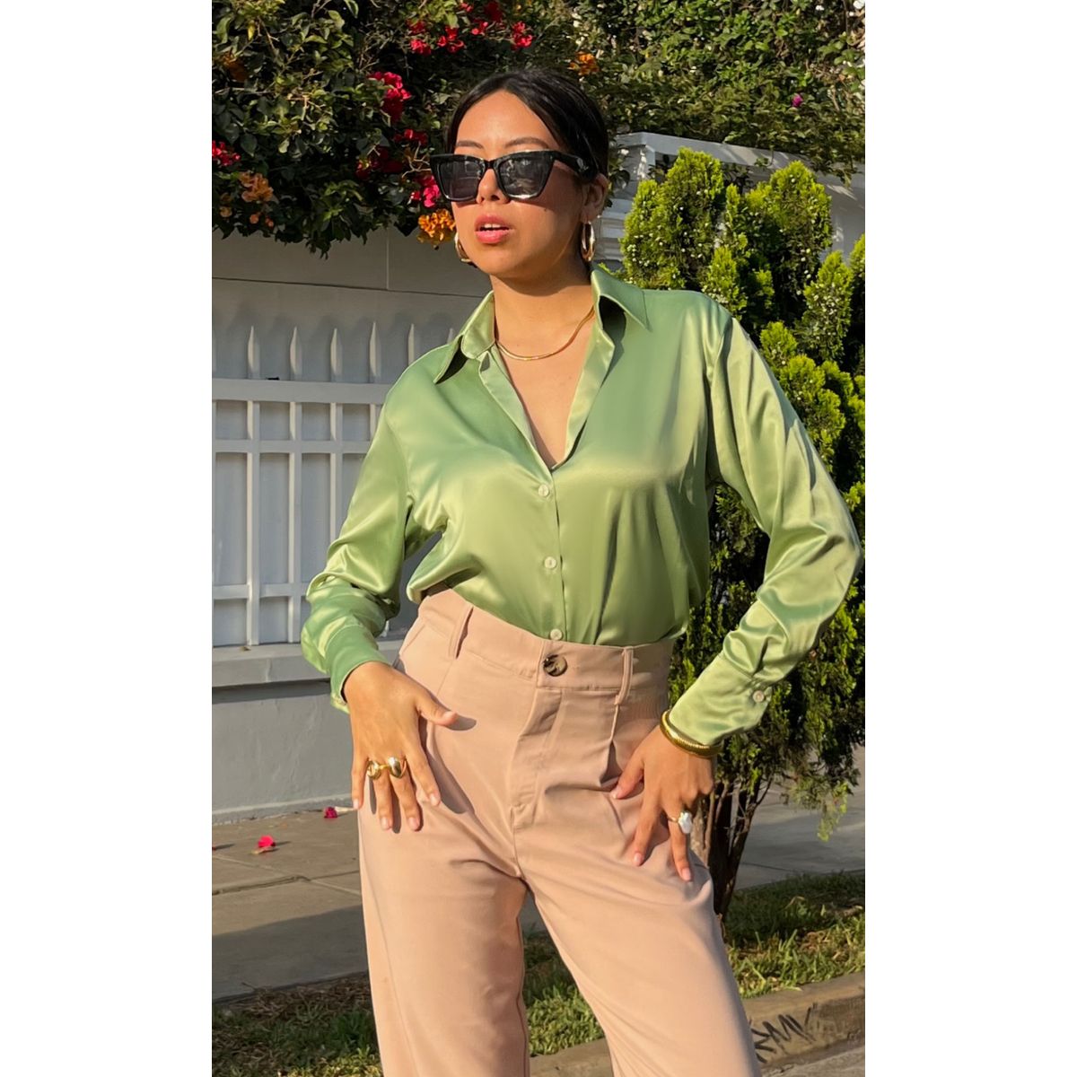 EQUI - Blusa Begonia Satinada