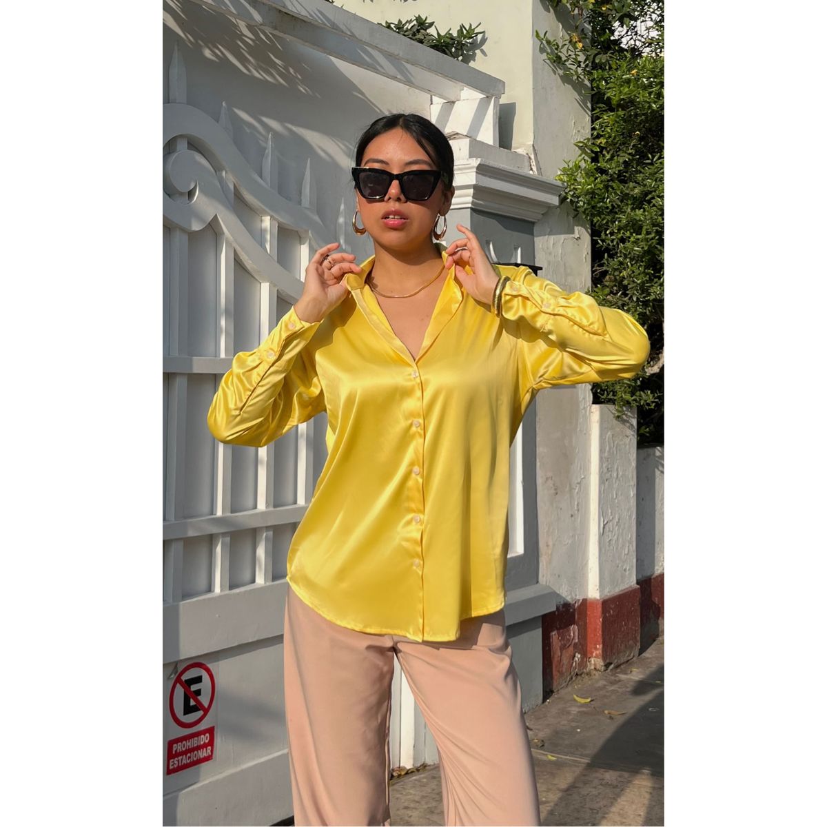 EQUI - Blusa Begonia Satinada